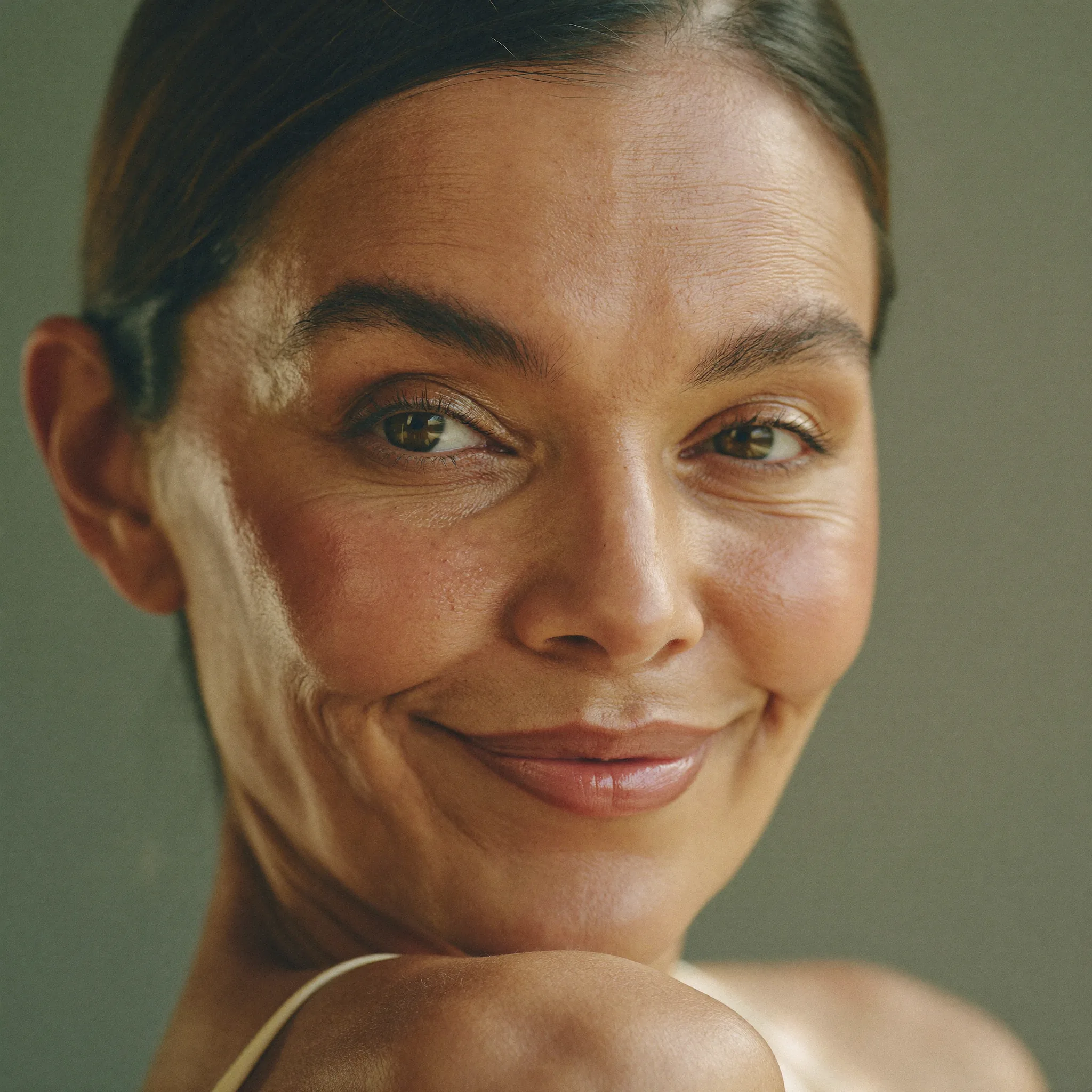 Piel sana y luminosa, realce facial natural